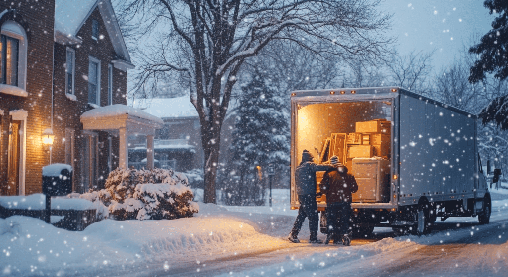 demenager en hiver
